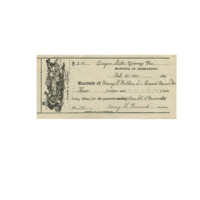 Receipt paid by Mary F. Walker for a set of manuals