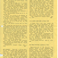 Northwest Passage Historical Newsletter reprinting an article on Cyrus Walker from 1909