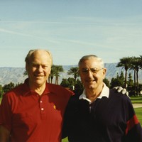 Victor Atiyeh and Gerald Ford playing golf
