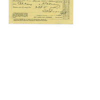 Receipt for fare paid to the Southern Pacific Company railway