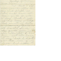 Letter from Mary Walker to her husband, Cyrus Walker, describing her illness