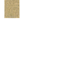 "Early Pioneer Visits With Cyrus H. Walker" news article in the Albany Democrat on A. J. Leach's visit with Cyrus Walker
