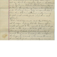 Sworn statement made by Cyrus Walker to Indian Agent J.C. Luckey as a witness in a dispute involving Jason Wheeler at Warm Springs 