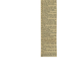 "Origin of Oregon Apples" news article in the Albany Democrat by Cyrus Walker