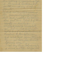 Letter from Cyrus Walker to his wife recounting a visit he paid to a very nice local house