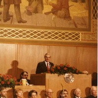 Atiyeh gives second inaugural address