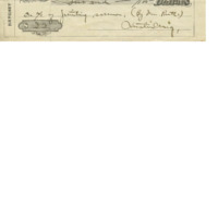 Receipt paid by Samuel Thompson Walker for the printing of a sermon