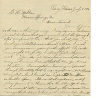 Letter from Joseph Alten to Cyrus Walker discussing missionaries and the new Christian Indian Agent at Warm Springs