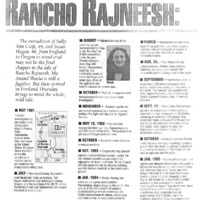 "The rise and fall of Rancho Rajneesh" news editorial